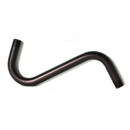 Thrifco Plumbing 8 Inch S Shower Arm, Oil Rubbed Bronze 4405882